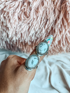 ANILLOS ALPACA HOWLITE X3 U.