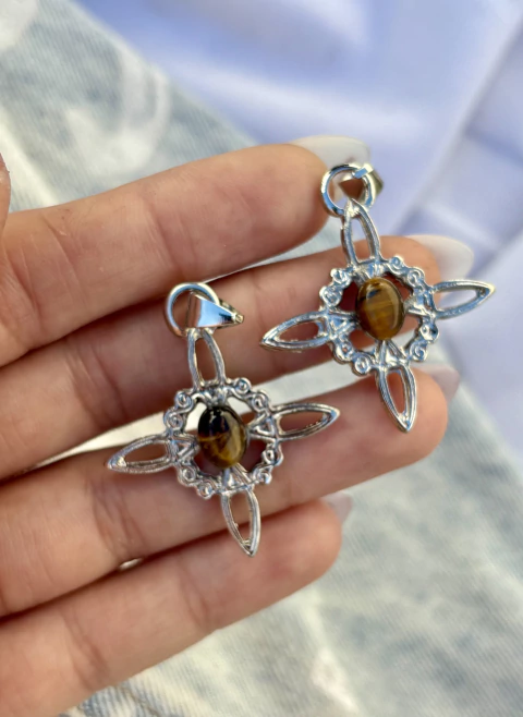 NUDO DE BRUJA CON OJO DE TIGRE X2 U. - comprar online