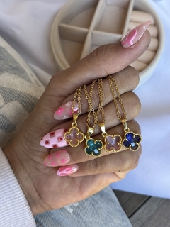 collar trebol gold - comprar online