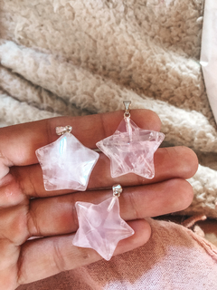 ESTRELLAS 3D CUARZO ROSA X3 U.