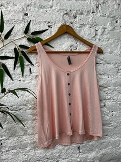 Musculosa con botones - tienda online
