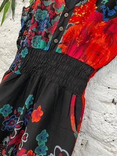 Vestido estampado con bolsillos en internet