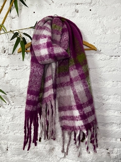 Mantón nube a cuadros - comprar online