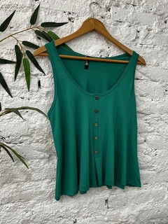 Musculosa con botones - comprar online