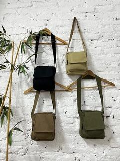 Mini morral unisex de lona