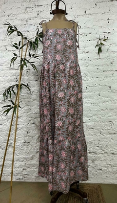 Solero hindú estampado con bolsillos - comprar online