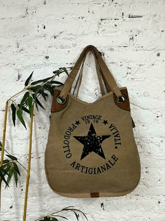 Imagen de Bolso de lona con fuelle