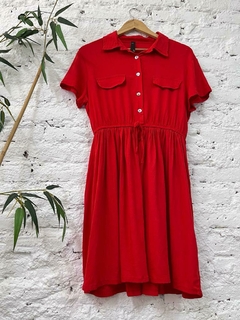 Vestido de lino con botones - My Bamboo Spirit