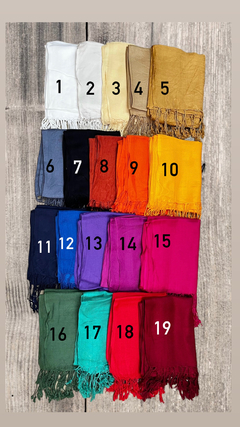Pashminas de viscosa - comprar online