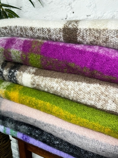 Mantón nube a cuadros - comprar online