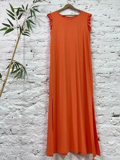 Vestido largo de modal con volados - My Bamboo Spirit