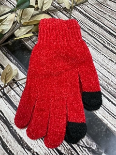 Guantes touch de chenille