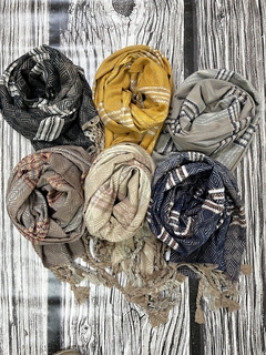 Pashminas de lanilla estampadas