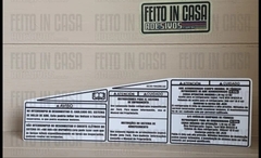 Adesivo Atenção Cuidado Mini Frente Ford F250