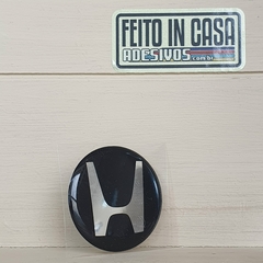 Adesivo Resinado Honda Cromado e Preto