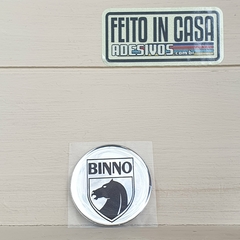 Adesivo Resinado Binno Center Cap Cromado