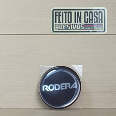 Adesivo Resinado Rodera Cromado 4,9cm