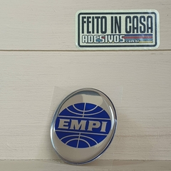 Adesivo Resinado Empi Cromado e Azul 5,1cm - comprar online