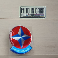 Adesivo Resinado Estrela Esse é meu brinquedo Cromado - comprar online