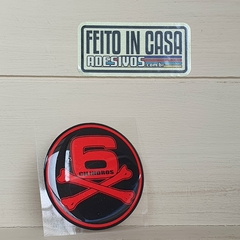 Adesivo Resinado 6 Cilindros Redondo na internet