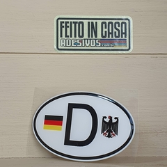 Adesivo Resinado Deutschland Bandeira Águia - comprar online
