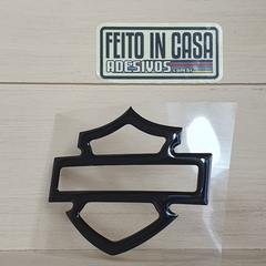 Adesivo Resinado Harley Davidson Preto - comprar online