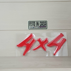Adesivo Resinado 4X4 Vermelho