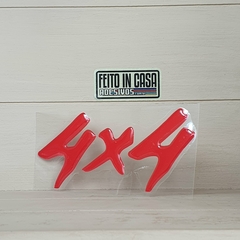 Adesivo Resinado 4X4 Vermelho - comprar online