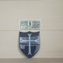 Adesivo Resinado Cruz Cavaleiros Templários