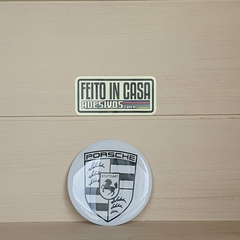 Adesivo Resinado Porsche 6,3cm Center Cap