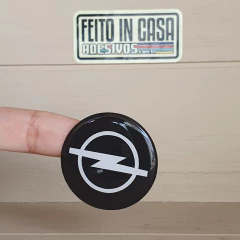 Adesivo Resinado Opel Preto e Branco 3,9cm na internet