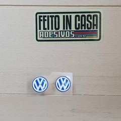 Par de Adesivos Volkswagen Resinados Chave