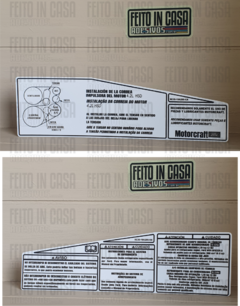 Par Adesivos Mini Frente Ford F250