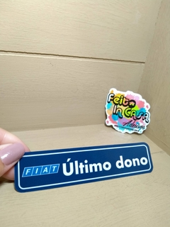 Adesivo Interno Concessionária Fiat Último Dono