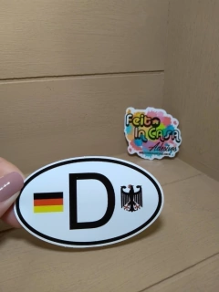 Adesivo D Deutschland Alemanha e águia