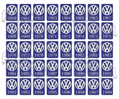 Adesivo Ano 1973 Volkswagen