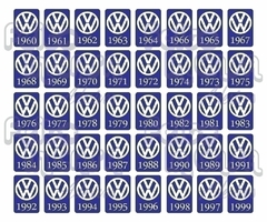 Adesivo Ano 1981 Volkswagen