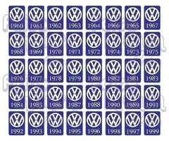 Adesivo Interno Ano 1994 Volkswagen