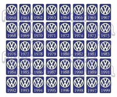 Adesivo Ano 1982 Volkswagen