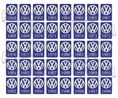 Adesivo Ano 1972 Volkswagen