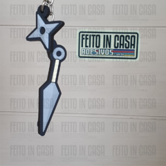 Chaveiro Naruto Kunai Shuriken