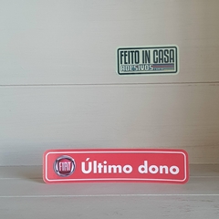 Adesivo Interno Fiat Último Dono