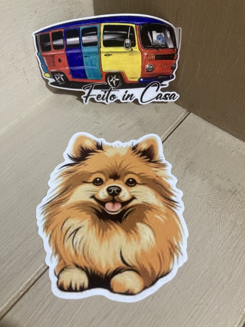 Adesivo Cachorro Spitz da Pomerânia - comprar online