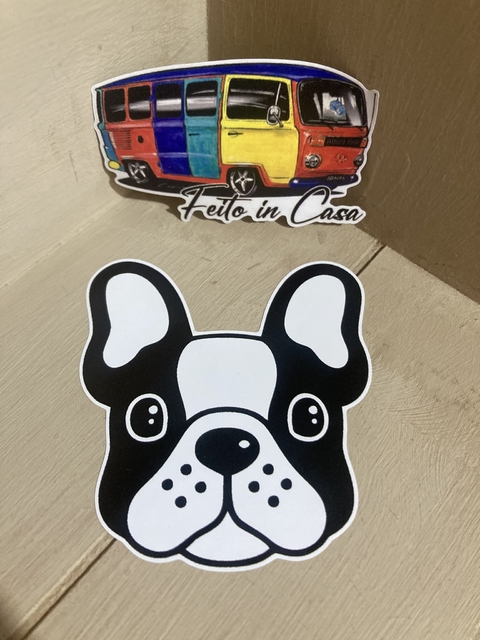 Adesivo Cachorro Bulldog - comprar online