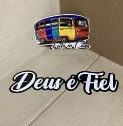 Adesivo Deus é Fiel - comprar online
