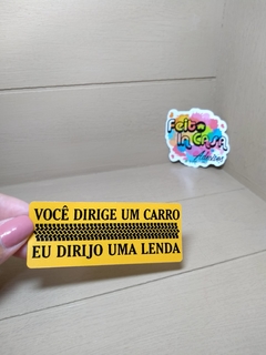 Adesivo Eu dirijo uma lenda 2