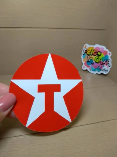 Adesivo Texaco Redondo