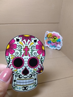 Adesivo Caveira Mexicana