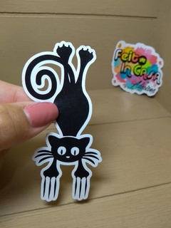 Adesivo Gatinho arranhando
