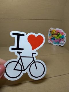 Adesivo I Love Bike